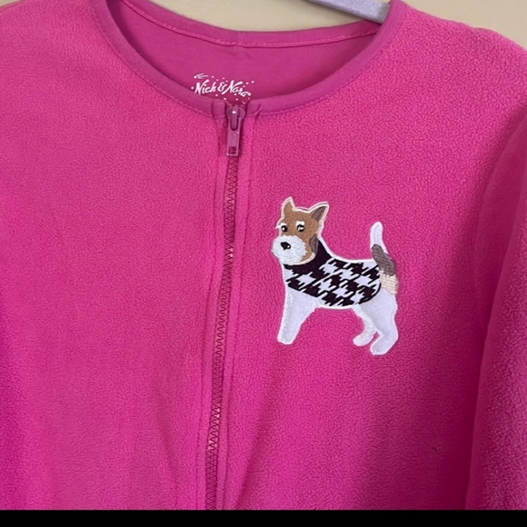 Nick & Nora Puppy Dog Onsie w Pockets - Picture 2 of 7
